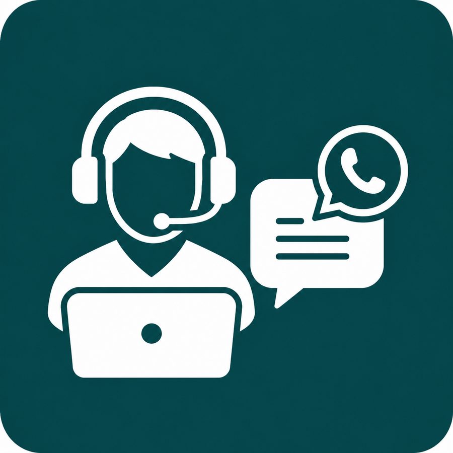 A coordinator providing real-time support to travellers via WhatsApp